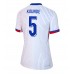 Maillot de foot France Jules Kounde #5 Extérieur vêtements Femmes Europe 2024 Manches Courtes